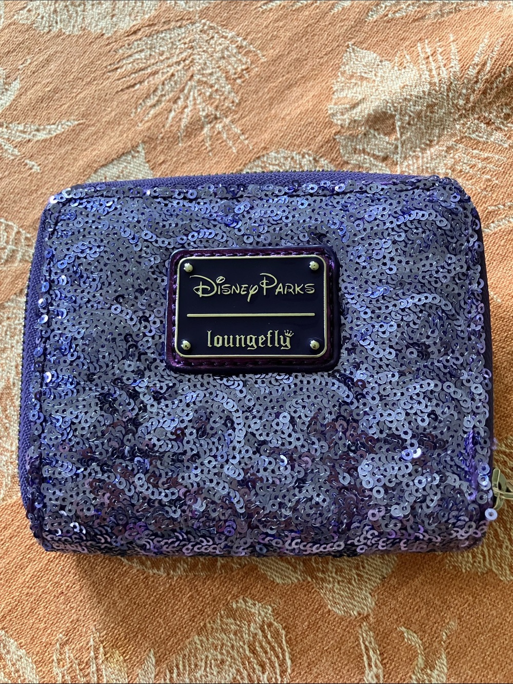 Disney Purple Sequin Loungefly Wallet